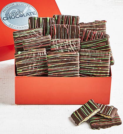 Simply Chocolate® Holiday Chocolate Grahams